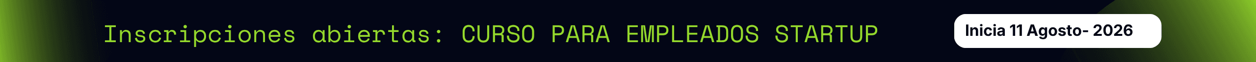 Curso para empleados startup