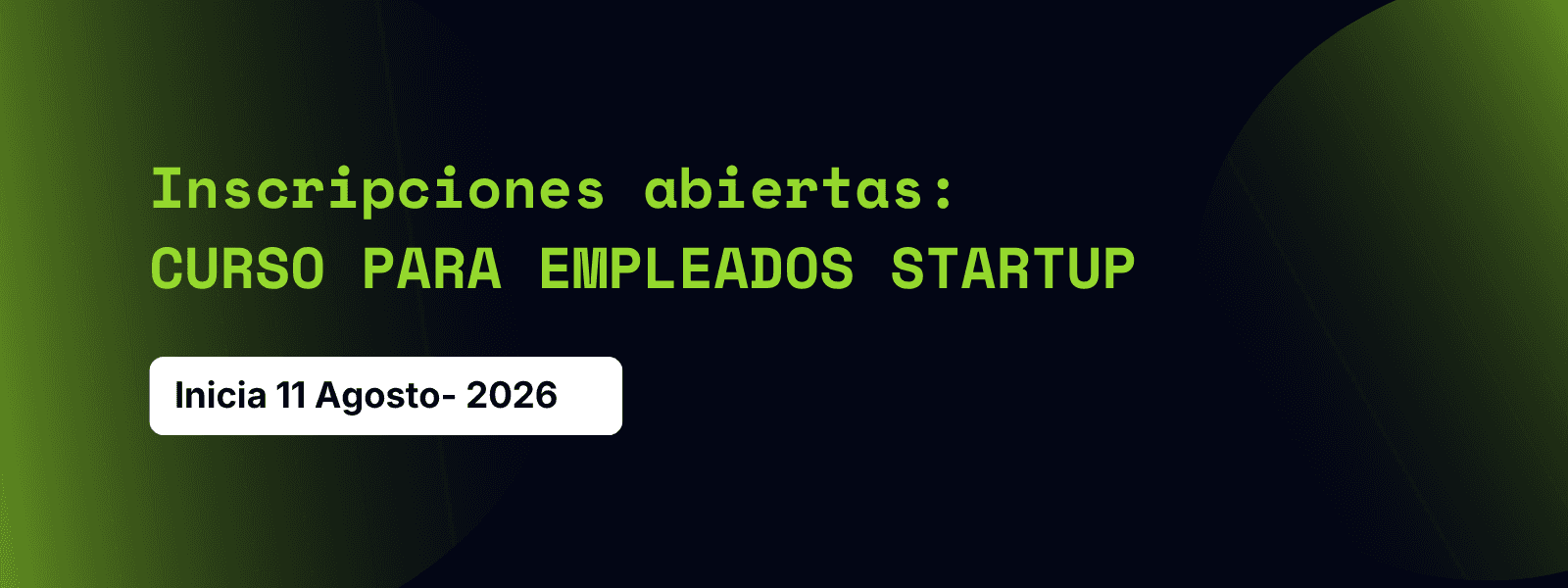 Curso para empleados startup